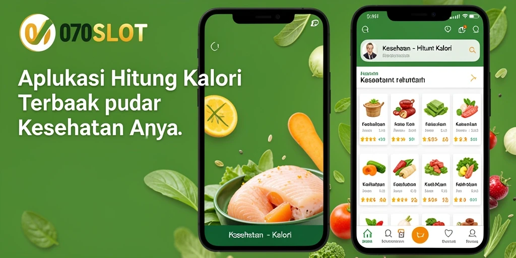 Tampilan antarmuka aplikasi Hitung Kalori 070SLOT yang ramah pengguna.