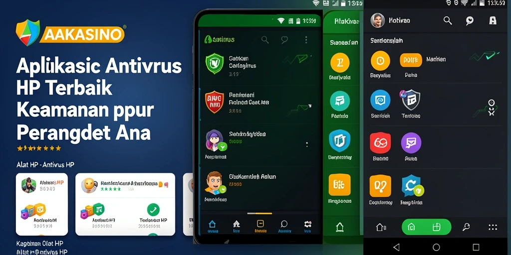 Antarmuka AAKASINO yang sederhana dan intuitif untuk pemindaian antivirus.