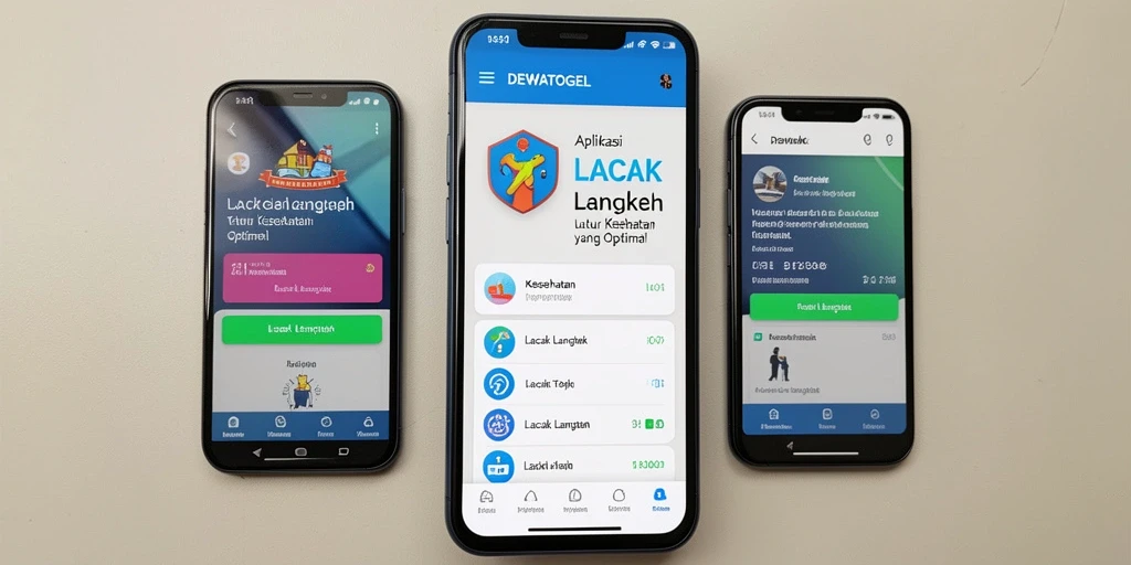 Tampilan antarmuka DEWATOGEL yang intuitif dan informatif.