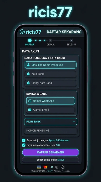 Buat Akun Baru di Ricis77 Dengan Mudah
