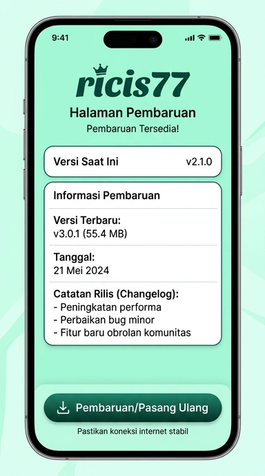 Riwayat Versi ricis77 untuk Pengguna Android